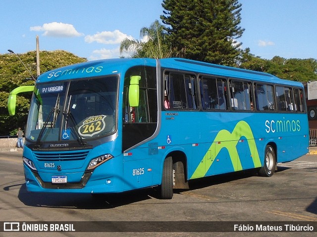 SC Minas Transportes 81625 na cidade de Três Corações, Minas Gerais, Brasil, por Fábio Mateus Tibúrcio. Número da foto: #12885760.