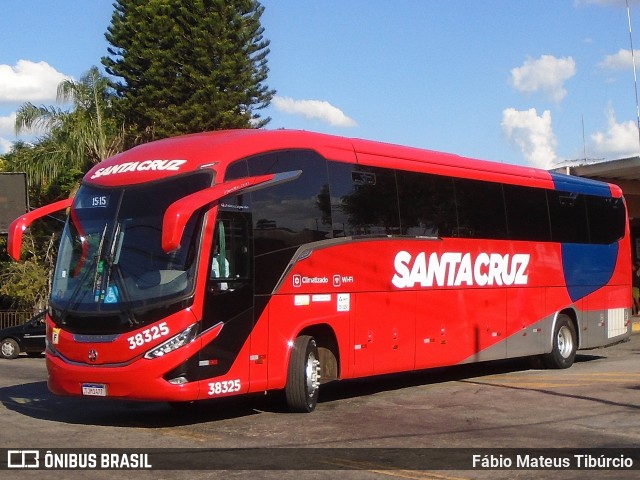 Viação Santa Cruz 38325 na cidade de Três Corações, Minas Gerais, Brasil, por Fábio Mateus Tibúrcio. Número da foto: #12885758.