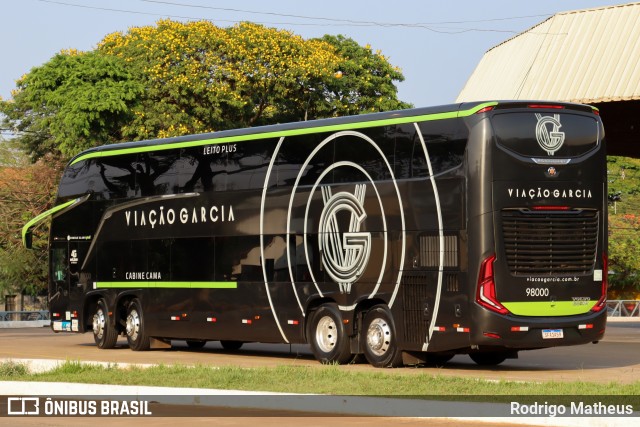 Viação Garcia 98000 na cidade de Maringá, Paraná, Brasil, por Rodrigo Matheus. Número da foto: #12885891.