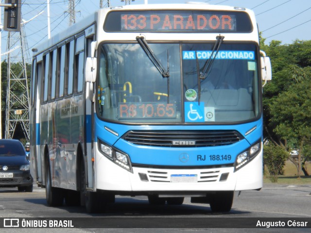 Viação Nossa Senhora da Penha RJ 188.149 na cidade de Nova Iguaçu, Rio de Janeiro, Brasil, por Augusto César. Número da foto: #12886626.