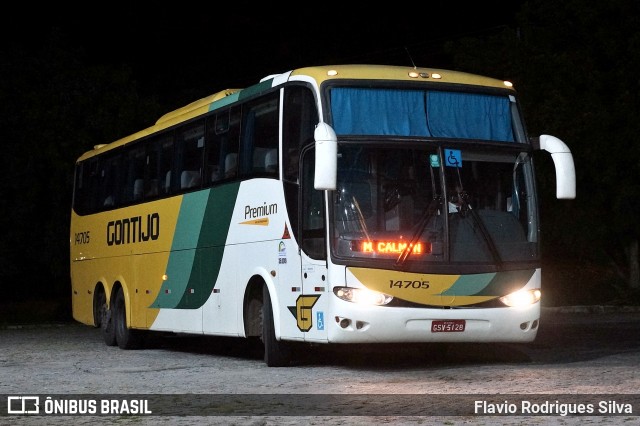 Empresa Gontijo de Transportes 14705 na cidade de Itaobim, Minas Gerais, Brasil, por Flavio Rodrigues Silva. Número da foto: #12886833.