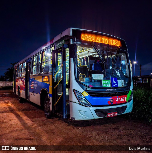 Expresso Grapiúna 47-671 na cidade de São José de Ribamar, Maranhão, Brasil, por Luís Martins. Número da foto: #12885984.