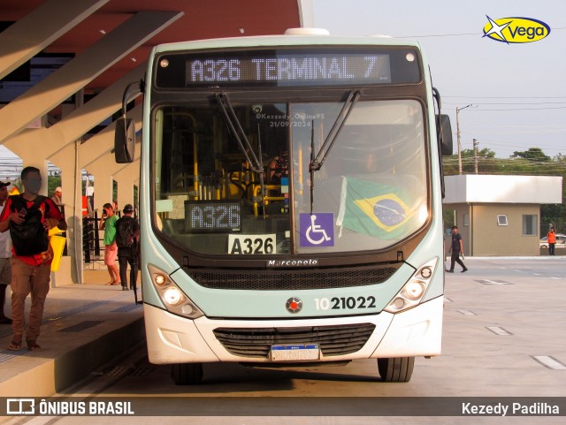 Vega Manaus Transporte 1021022 na cidade de Manaus, Amazonas, Brasil, por Kezedy Padilha. Número da foto: #12886495.