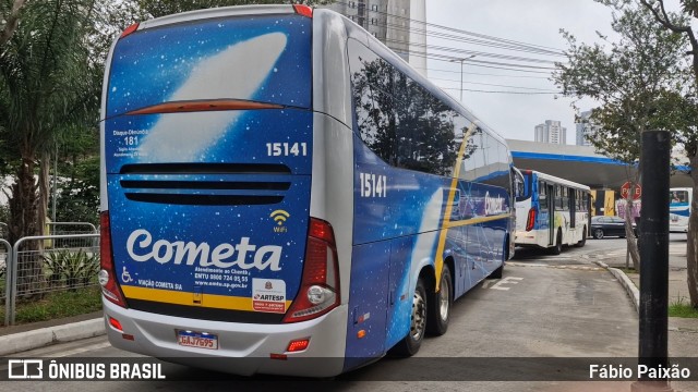 Viação Cometa 15141 na cidade de Santo André, São Paulo, Brasil, por Fábio Paixão. Número da foto: #12885195.