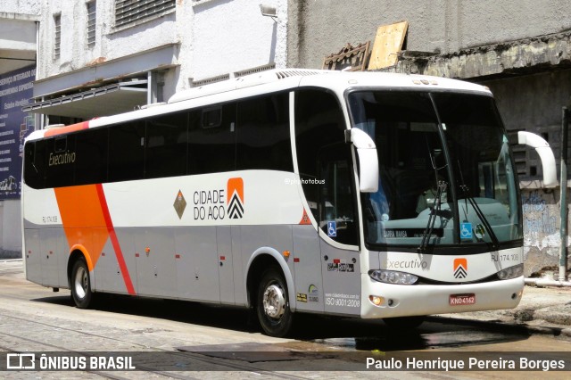 Viação Cidade do Aço RJ 174.108 na cidade de Rio de Janeiro, Rio de Janeiro, Brasil, por Paulo Henrique Pereira Borges. Número da foto: #12885366.