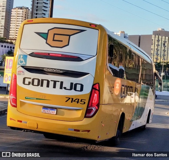 Empresa Gontijo de Transportes 7145 na cidade de Salvador, Bahia, Brasil, por Itamar dos Santos. Número da foto: #12885136.