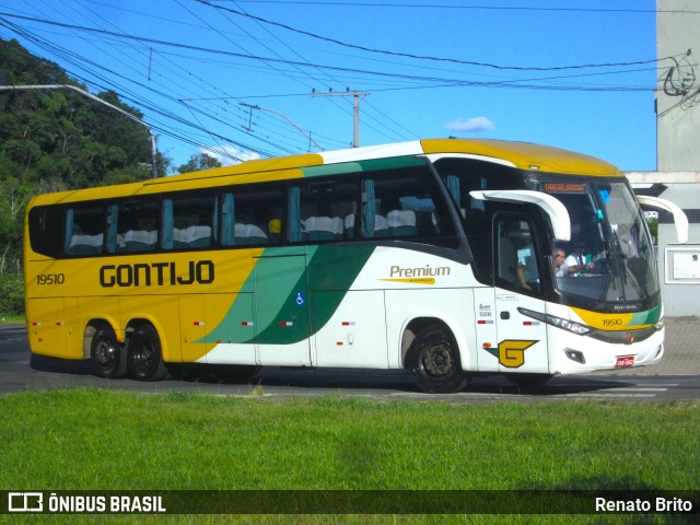 Empresa Gontijo de Transportes 19510 na cidade de Juiz de Fora, Minas Gerais, Brasil, por Renato Brito. Número da foto: #12886514.