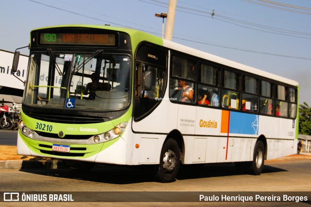 Viação Reunidas 30210 na cidade de Goiânia, Goiás, Brasil, por Paulo Henrique Pereira Borges. Número da foto: #12885358.