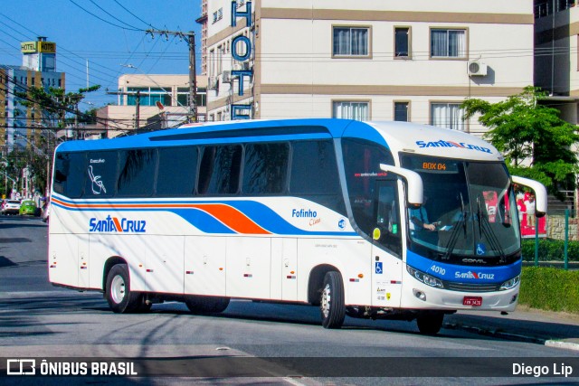VUSC - Viação União Santa Cruz 4010 na cidade de Balneário Camboriú, Santa Catarina, Brasil, por Diego Lip. Número da foto: #12885425.