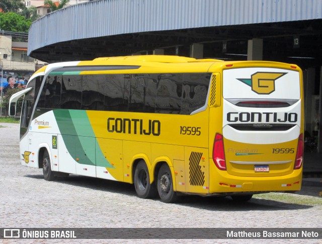 Empresa Gontijo de Transportes 19595 na cidade de Juiz de Fora, Minas Gerais, Brasil, por Mattheus Bassamar Neto. Número da foto: #12888299.