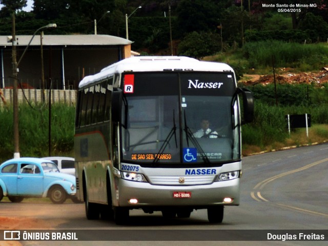 Viação Nasser 202075 na cidade de Monte Santo de Minas, Minas Gerais, Brasil, por Douglas Freitas. Número da foto: #12887447.