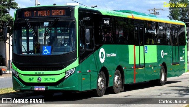 HP Transportes Coletivos 20.798 na cidade de Goiânia, Goiás, Brasil, por Carlos Júnior. Número da foto: #12887956.