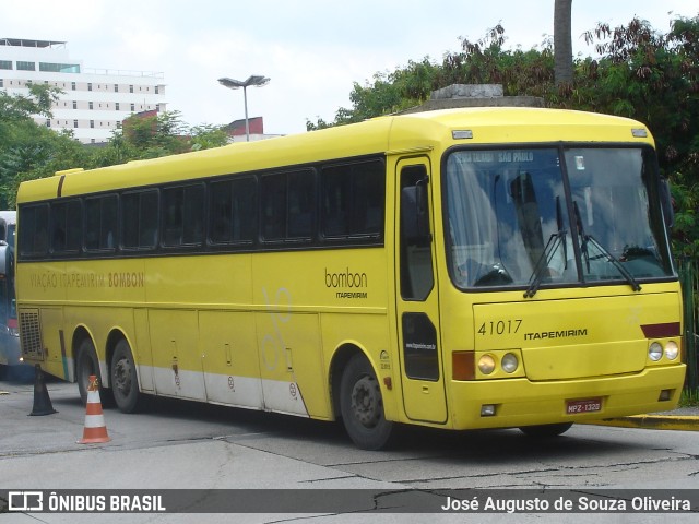 Viação Itapemirim 41017 na cidade de São Paulo, São Paulo, Brasil, por José Augusto de Souza Oliveira. Número da foto: #12888156.
