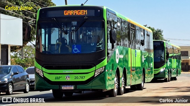 HP Transportes Coletivos 20.787 na cidade de Goiânia, Goiás, Brasil, por Carlos Júnior. Número da foto: #12887871.