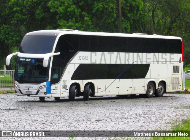 Auto Viação Catarinense 321312 na cidade de Juiz de Fora, Minas Gerais, Brasil, por Mattheus Bassamar Neto. Número da foto: #12888300.