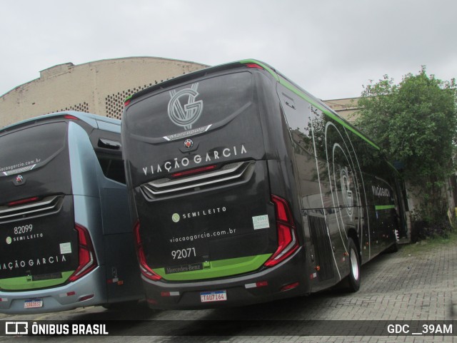 Viação Garcia 92071 na cidade de Curitiba, Paraná, Brasil, por GDC __39AM. Número da foto: #12888060.