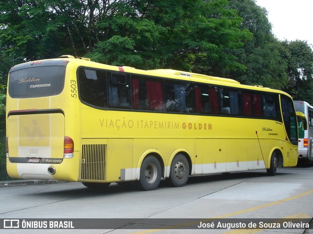 Viação Itapemirim 5503 na cidade de São Paulo, São Paulo, Brasil, por José Augusto de Souza Oliveira. Número da foto: #12887820.