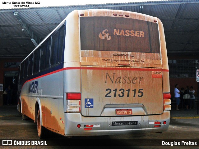 Viação Nasser 213115 na cidade de Monte Santo de Minas, Minas Gerais, Brasil, por Douglas Freitas. Número da foto: #12887564.