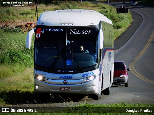 Viação Nasser 222115 na cidade de Monte Santo de Minas, Minas Gerais, Brasil, por Douglas Freitas. Número da foto: #12887325.