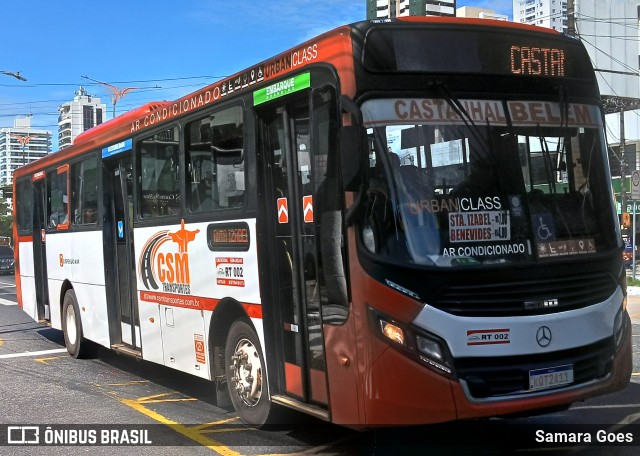 CSM Transporte e Turismo RT 002 na cidade de Belém, Pará, Brasil, por Samara Goes. Número da foto: #12888286.