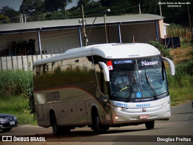 Viação Nasser 209115 na cidade de Monte Santo de Minas, Minas Gerais, Brasil, por Douglas Freitas. Número da foto: #12887433.
