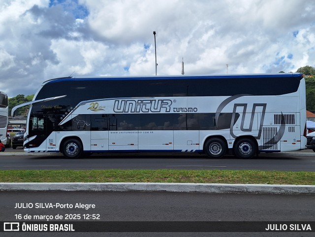 Unitur Turismo 3080 na cidade de Porto Alegre, Rio Grande do Sul, Brasil, por JULIO SILVA. Número da foto: #12887910.