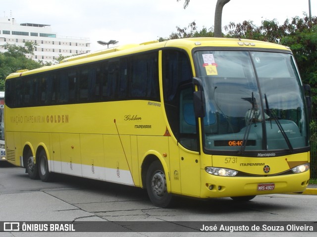 Viação Itapemirim 5731 na cidade de São Paulo, São Paulo, Brasil, por José Augusto de Souza Oliveira. Número da foto: #12887861.