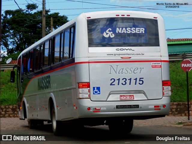 Viação Nasser 213115 na cidade de Monte Santo de Minas, Minas Gerais, Brasil, por Douglas Freitas. Número da foto: #12887428.