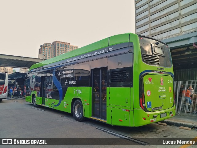 Sambaíba Transportes Urbanos 2 1114 na cidade de São Paulo, São Paulo, Brasil, por Lucas Mendes. Número da foto: #12890032.