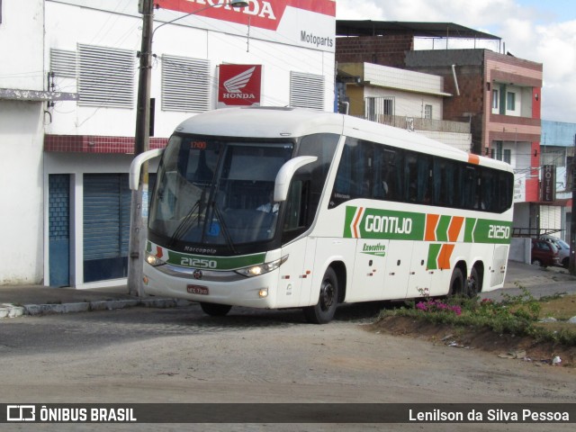 Empresa Gontijo de Transportes 21250 na cidade de Caruaru, Pernambuco, Brasil, por Lenilson da Silva Pessoa. Número da foto: #12890426.