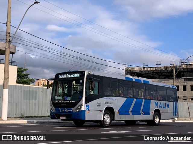 Viação Mauá RJ 185.046 na cidade de Niterói, Rio de Janeiro, Brasil, por Leonardo Alecsander. Número da foto: #12890833.