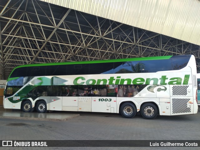 Viação Continental de Transportes 1003 na cidade de Patos de Minas, Minas Gerais, Brasil, por Luis Guilherme Costa. Número da foto: #12888983.