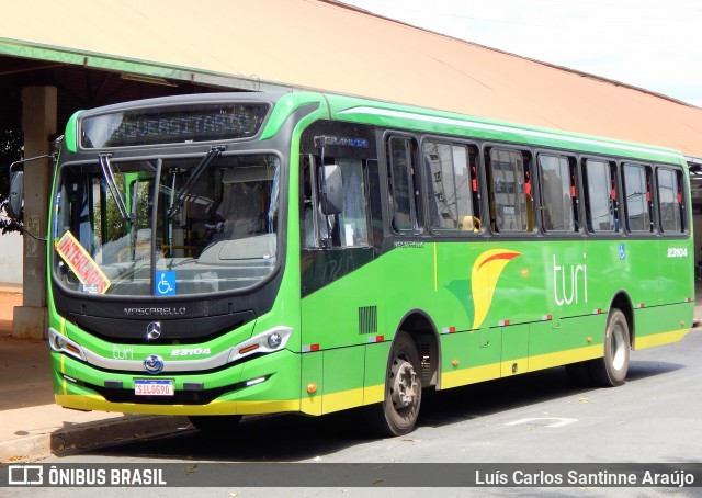 Turi Transportes - Sete Lagoas 23104 na cidade de Sete Lagoas, Minas Gerais, Brasil, por Luís Carlos Santinne Araújo. Número da foto: #12888974.