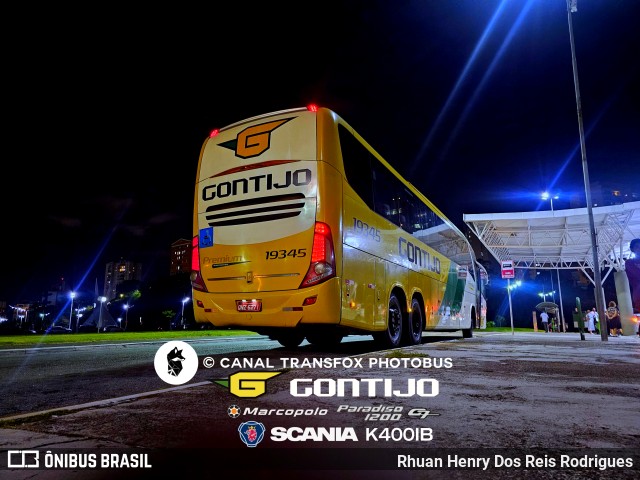 Empresa Gontijo de Transportes 19345 na cidade de Jundiaí, São Paulo, Brasil, por Rhuan Henry Dos Reis Rodrigues. Número da foto: #12888964.