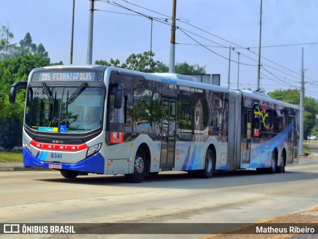 Next Mobilidade - ABC Sistema de Transporte 8341 na cidade de São Paulo, São Paulo, Brasil, por Matheus Ribeiro. Número da foto: #12888965.