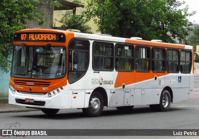 Expresso Nossa Senhora da Glória B06091 na cidade de Nova Iguaçu, Rio de Janeiro, Brasil, por Luiz Petriz. Número da foto: #12888925.