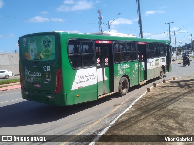 Viação Paraense Cuiabá Transportes 1013 na cidade de Cuiabá, Mato Grosso, Brasil, por Vitor Gabriel. Número da foto: #12888916.