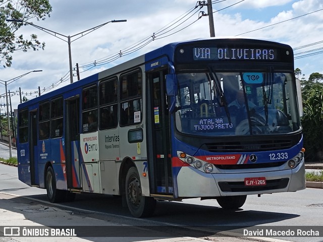 Auto Viação Bragança Metropolitana > Viação Raposo Tavares 12.333 na cidade de Cotia, São Paulo, Brasil, por David Macedo Rocha. Número da foto: #12888924.