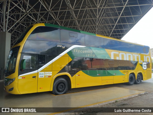 Empresa Gontijo de Transportes 23045 na cidade de Patos de Minas, Minas Gerais, Brasil, por Luis Guilherme Costa. Número da foto: #12889146.