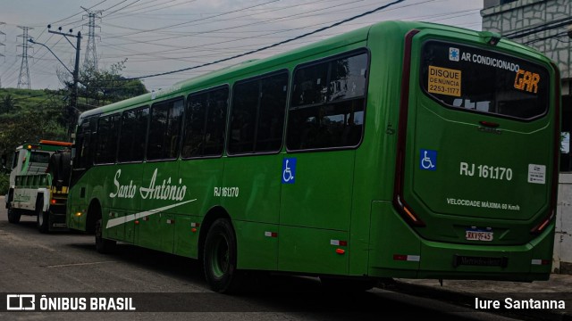 Transportes Santo Antônio RJ 161.170 na cidade de Duque de Caxias, Rio de Janeiro, Brasil, por Iure Santanna. Número da foto: #12888752.