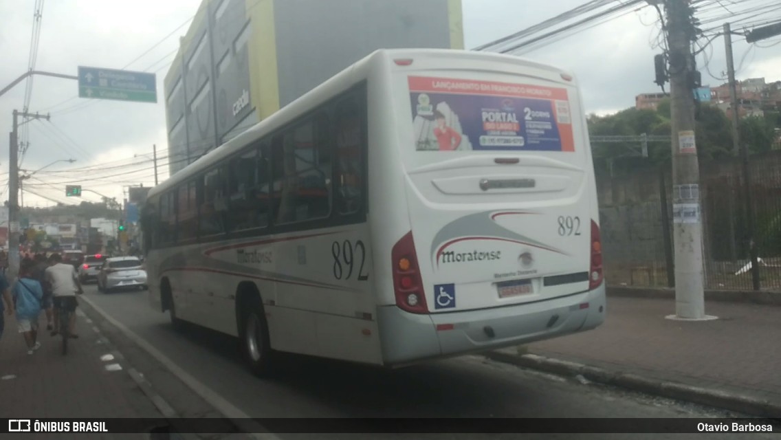 Auto Ônibus Moratense 892 na cidade de Francisco Morato, São Paulo, Brasil, por Otavio Barbosa. Número da foto: #12889808.
