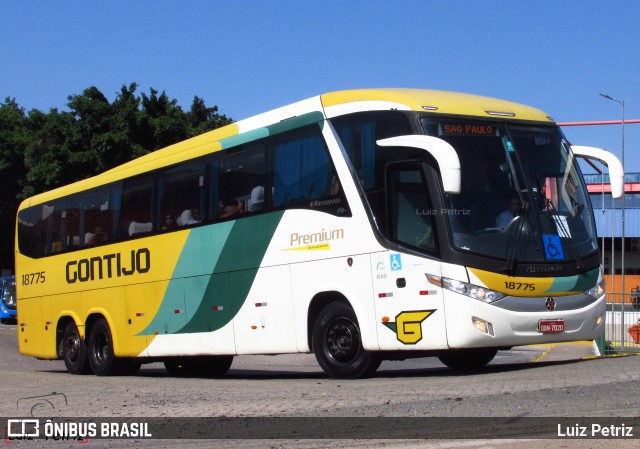 Empresa Gontijo de Transportes 18775 na cidade de Resende, Rio de Janeiro, Brasil, por Luiz Petriz. Número da foto: #12888762.