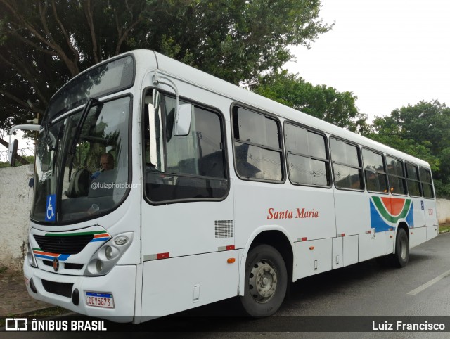 Auto Ônibus Santa Maria Transporte e Turismo 02037 na cidade de Natal, Rio Grande do Norte, Brasil, por Luiz Francisco. Número da foto: #12890211.