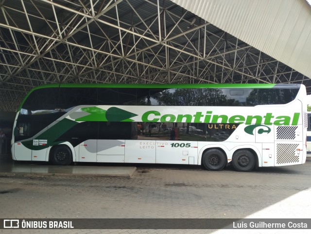 Viação Continental de Transportes 1005 na cidade de Patos de Minas, Minas Gerais, Brasil, por Luis Guilherme Costa. Número da foto: #12889510.