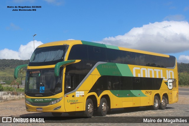 Empresa Gontijo de Transportes 25045 na cidade de João Monlevade, Minas Gerais, Brasil, por Mairo de Magalhães. Número da foto: #12889114.