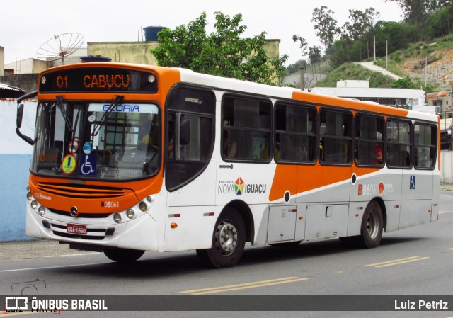 Expresso Nossa Senhora da Glória B06061 na cidade de Nova Iguaçu, Rio de Janeiro, Brasil, por Luiz Petriz. Número da foto: #12888938.