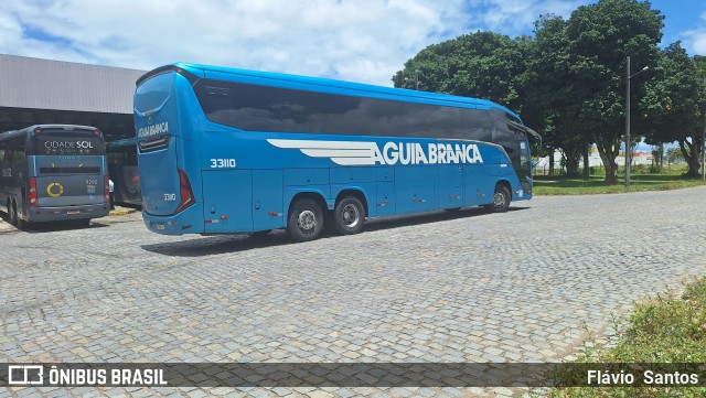 Viação Águia Branca 33110 na cidade de Cruz das Almas, Bahia, Brasil, por Flávio  Santos. Número da foto: #12889813.