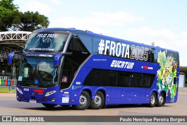 Eucatur - Empresa União Cascavel de Transportes e Turismo 6029 na cidade de Curitiba, Paraná, Brasil, por Paulo Henrique Pereira Borges. Número da foto: #12890501.