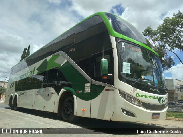 Viação Continental de Transportes 1005 na cidade de Patos de Minas, Minas Gerais, Brasil, por Luis Guilherme Costa. Número da foto: #12889539.