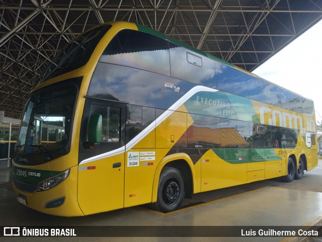 Empresa Gontijo de Transportes 23045 na cidade de Patos de Minas, Minas Gerais, Brasil, por Luis Guilherme Costa. Número da foto: #12889136.